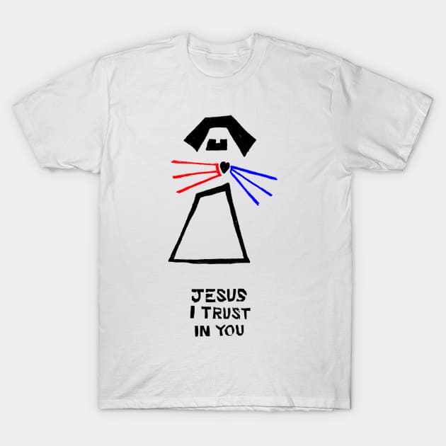 Divine Mercy Jesus T-Shirt by moanlisa